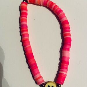 Pink Beaded Kids Bracelet